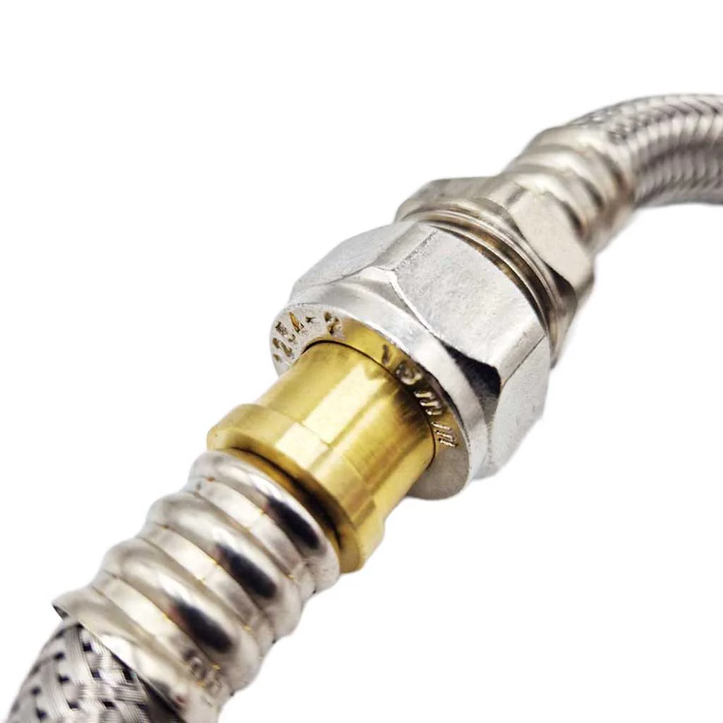 Flexible Pipe Hose Extension 15mm Compression x 15mm Shank x 300mm - Image 3